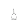 Kelly Herd Small English Stirrup Pendant