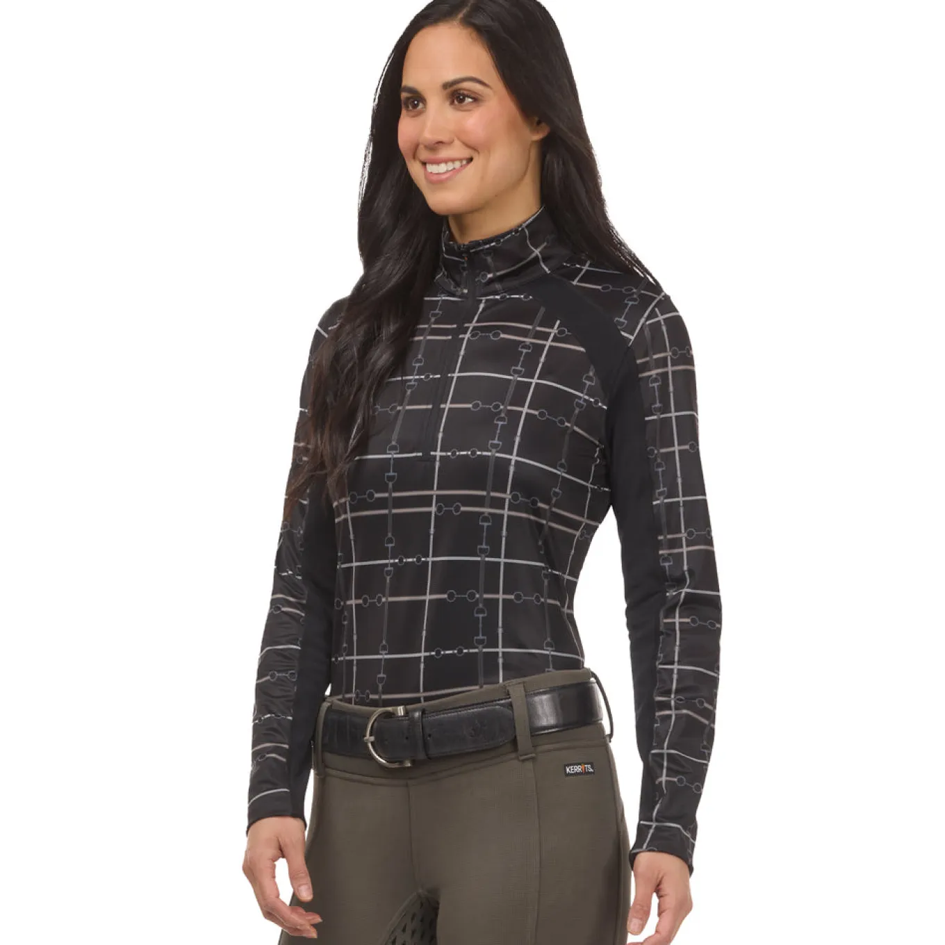 Kerrits First Level Fleece Quarter Zip Tech Top