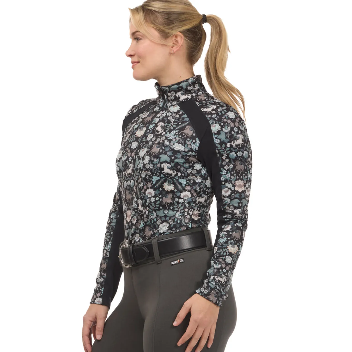 Kerrits First Level Fleece Quarter Zip Tech Top