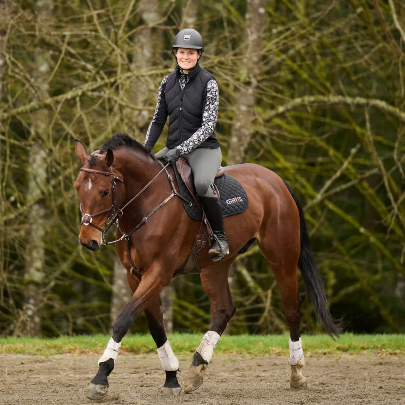 Kerrits First Level Fleece Quarter Zip Tech Top
