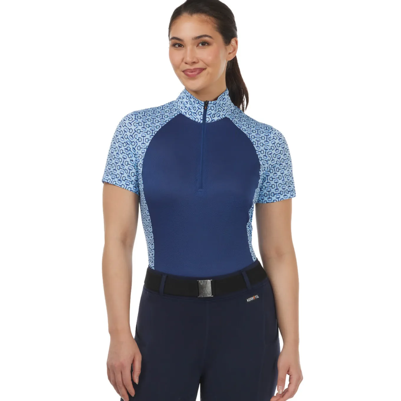 Kerrits Tempe Ice Fil Short Sleeve Print Top