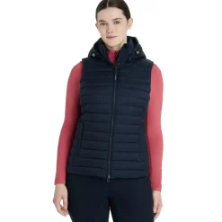 LeMieux Rose Hooded Puffer Vest