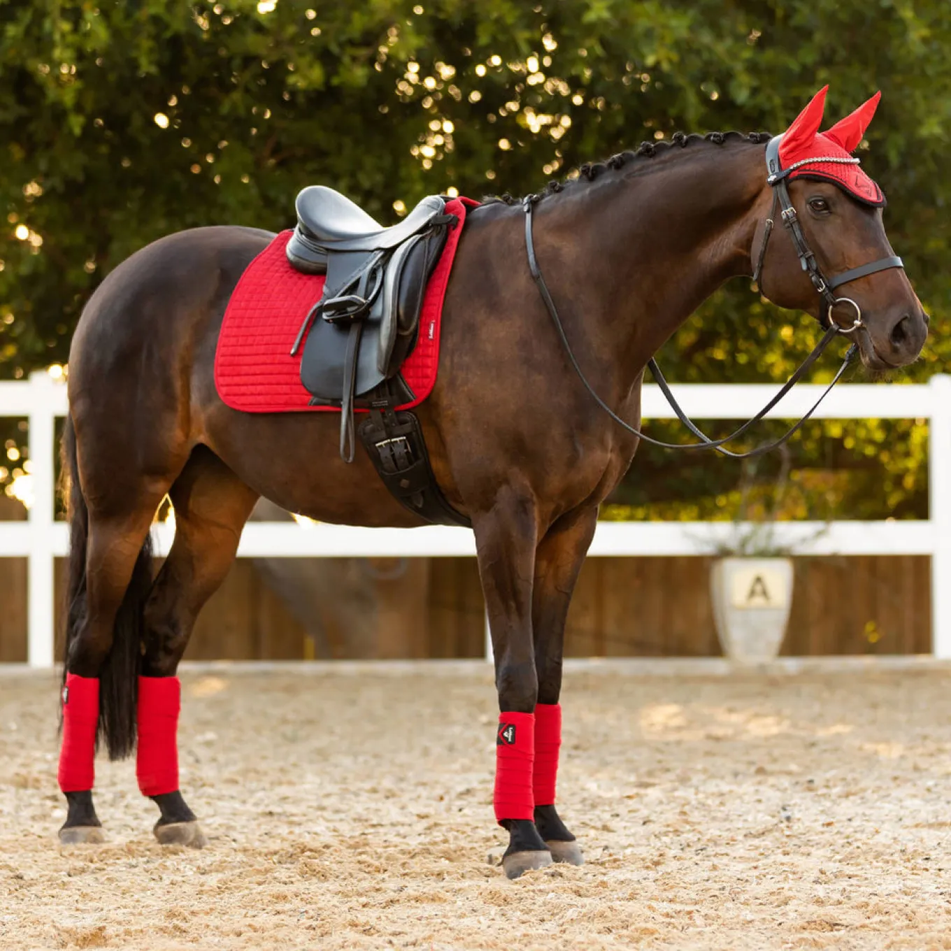 LeMieux Suede Dressage Square Saddle Pad