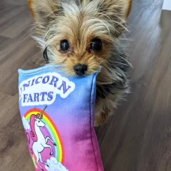 Lulubelles Power Plush Unicorn Farts Dog Toy