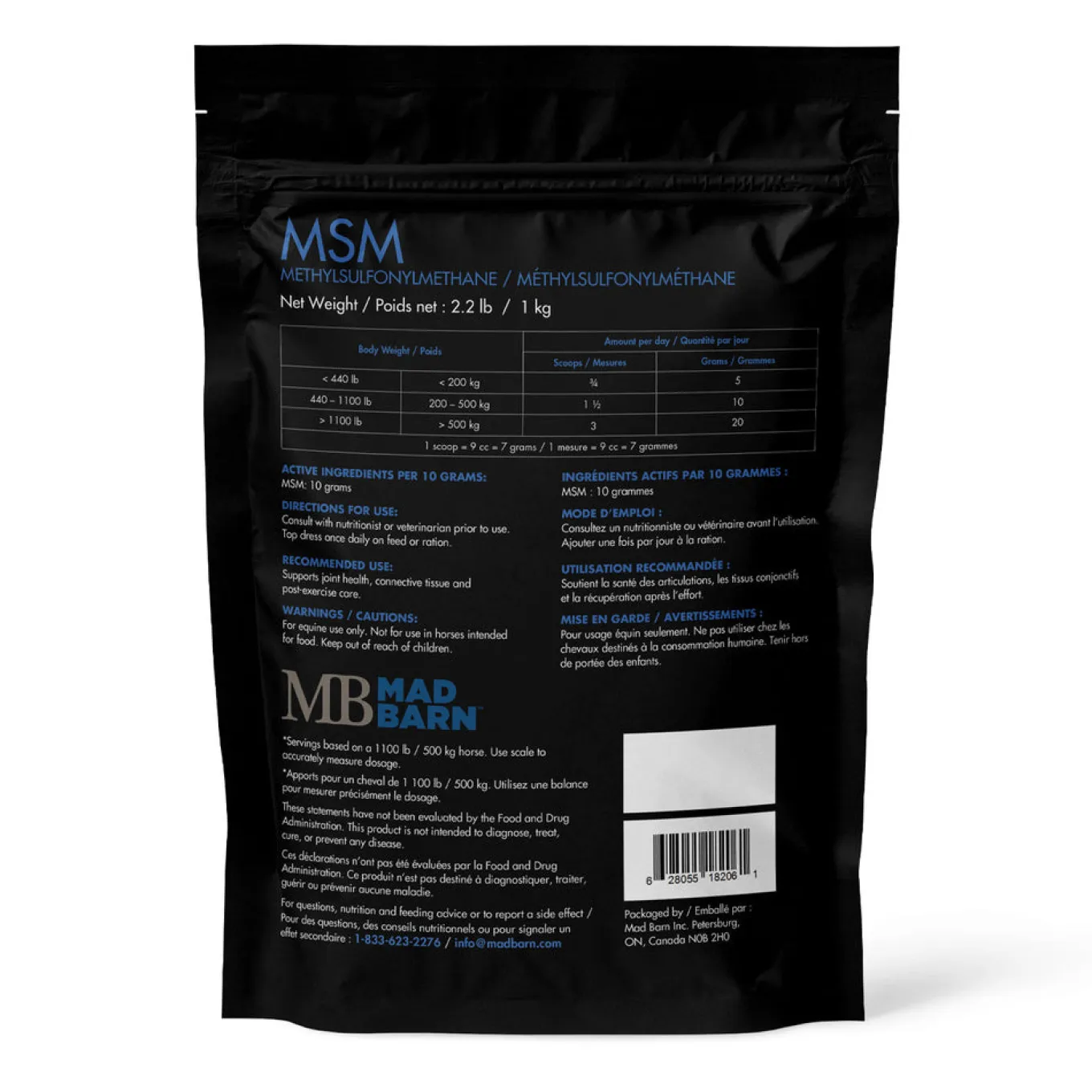 Mad Barn MSM 1 kg
