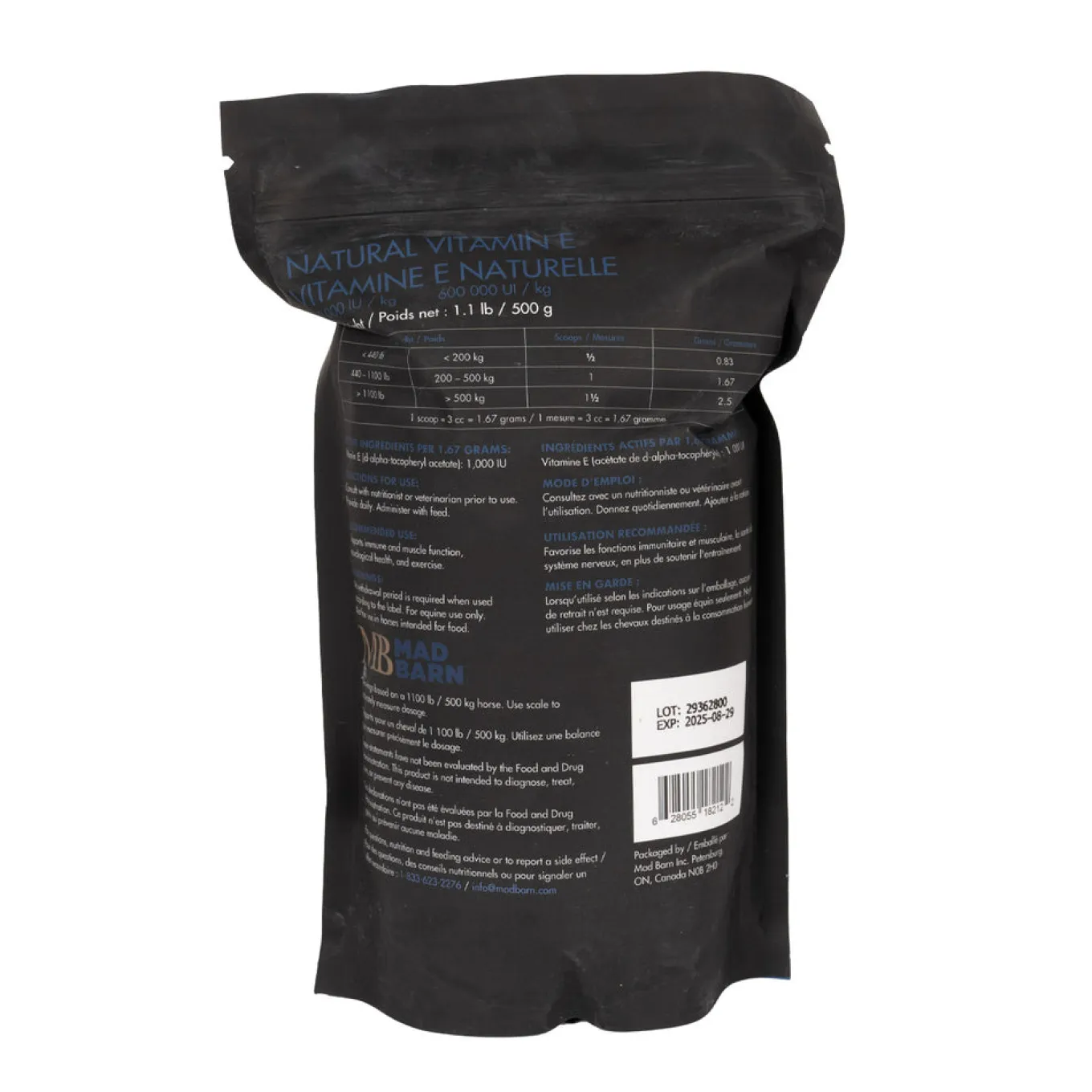 Mad Barn Natural Vitamin E 500 g