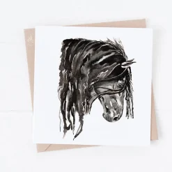 Meg Hawkins Horse Greeting Card