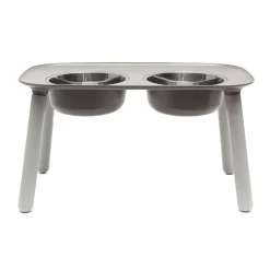 Messy Mutts Elevated Double Feeder Adjustable Height Dog Bowl