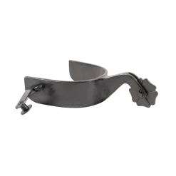 Metalab Cloverleaf Rowel Black Western Spurs