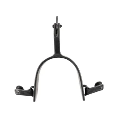 Metalab Cloverleaf Rowel Black Western Spurs