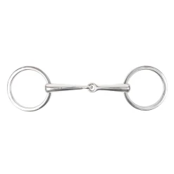 Metalab Loose Ring Snaffle W/ Flat Rings