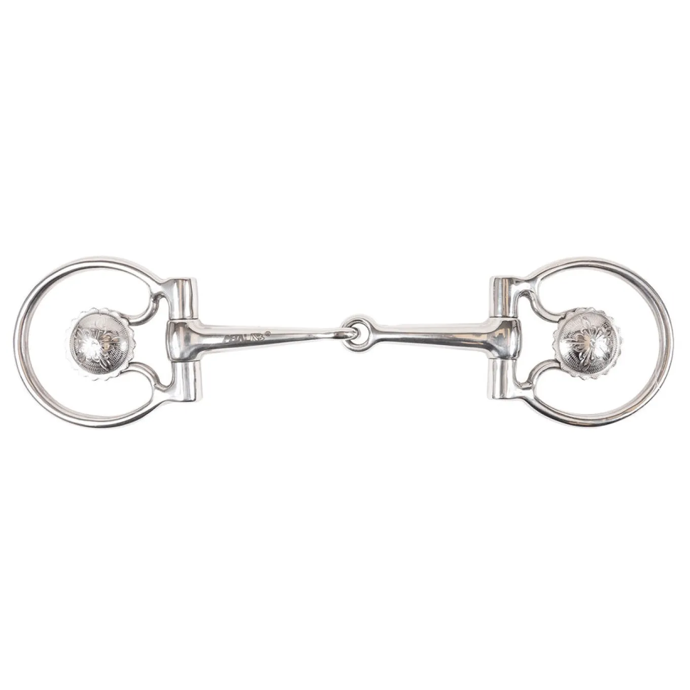 Metalab Offset Dee Ring Bit W/ Engraved Concho