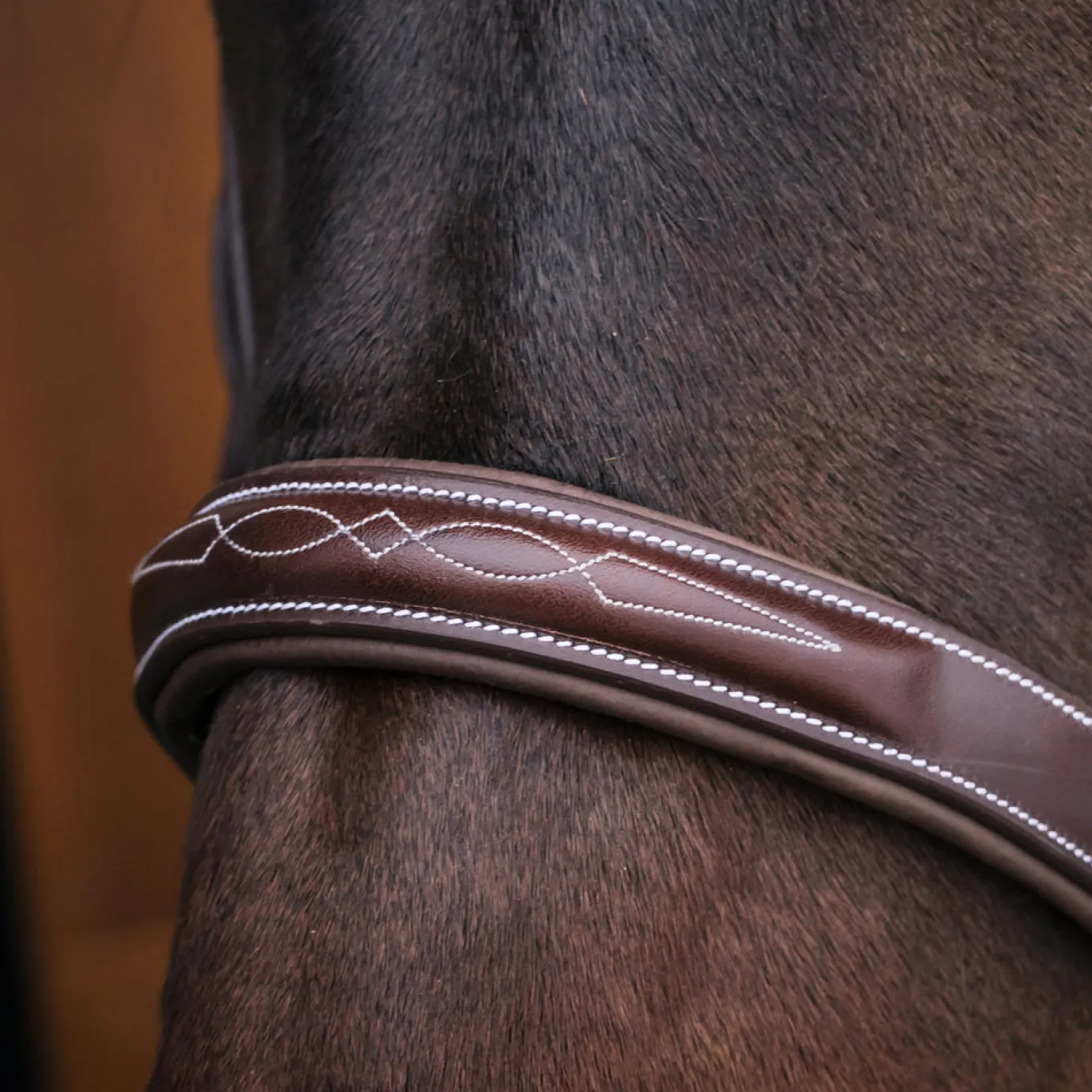 Mondega Coretto Wide Noseband Hunter Bridle