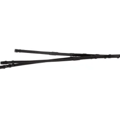 Mondega Rubber Lined Reins W/ Stoppers