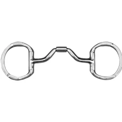 Myler Eggbutt Ported Barrel Bit W/ Hooks - Level 3
