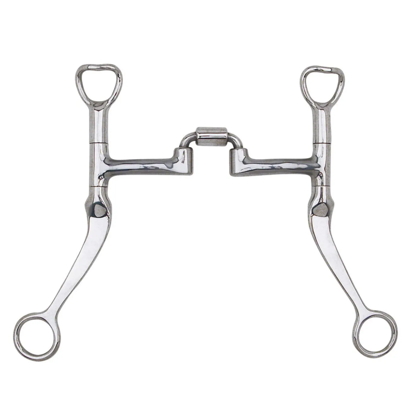 Myler Flat Shank Bit W/ Correctional Low Port - Level 2-3