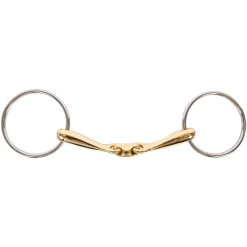 Neue Schule Loose Ring Turtle Top Flex Snaffle Bit 16 mm