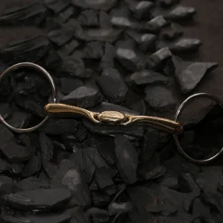 Neue Schule Loose Ring Turtle Top Flex Snaffle Bit 16 mm