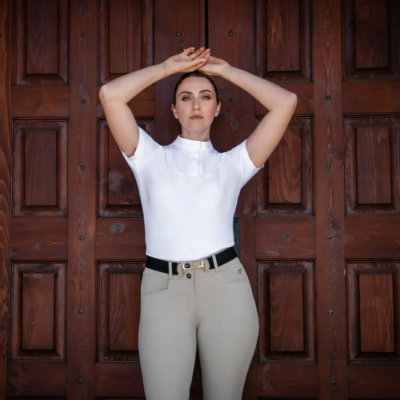 Nikara Bellarosa Seamless Short Sleeve Show Shirt