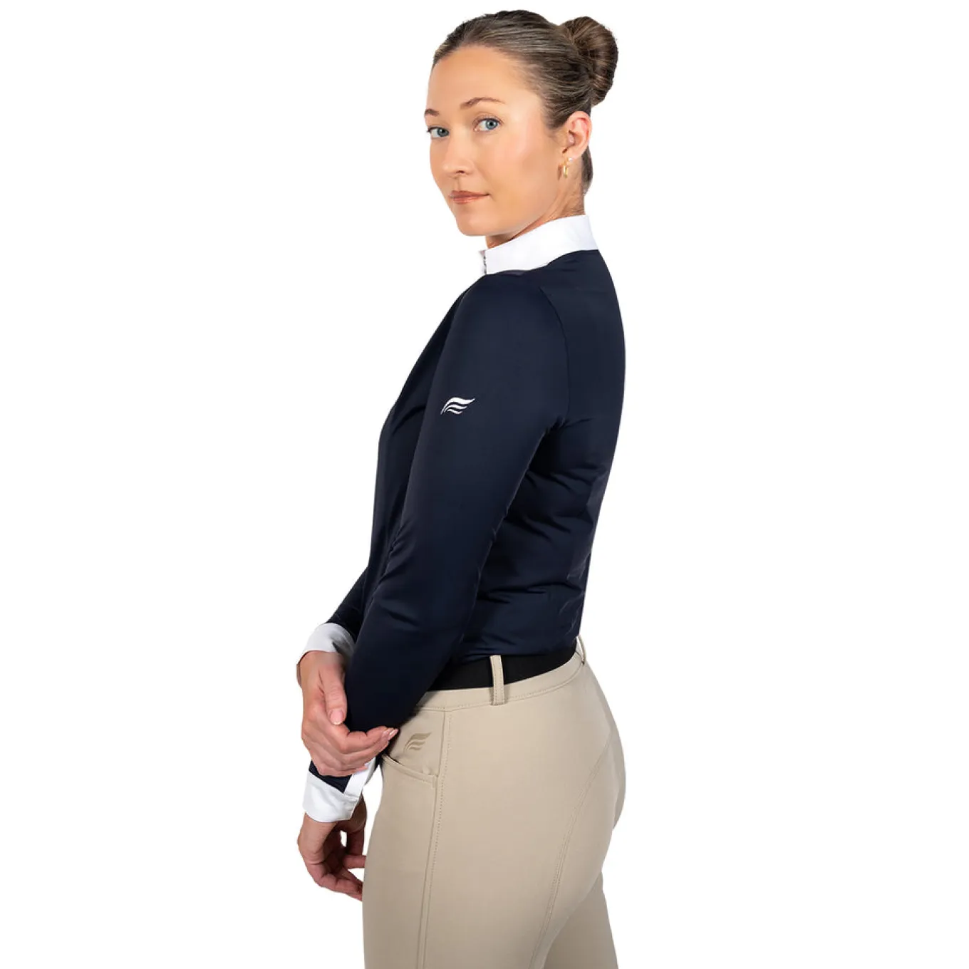 Nikara Emilia Pleat Bib Long Sleeve Show Shirt