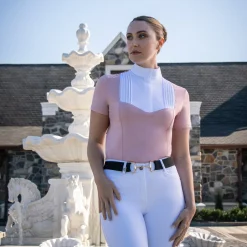 Nikara Emilia Pleat Bib Short Sleeve Show Shirt