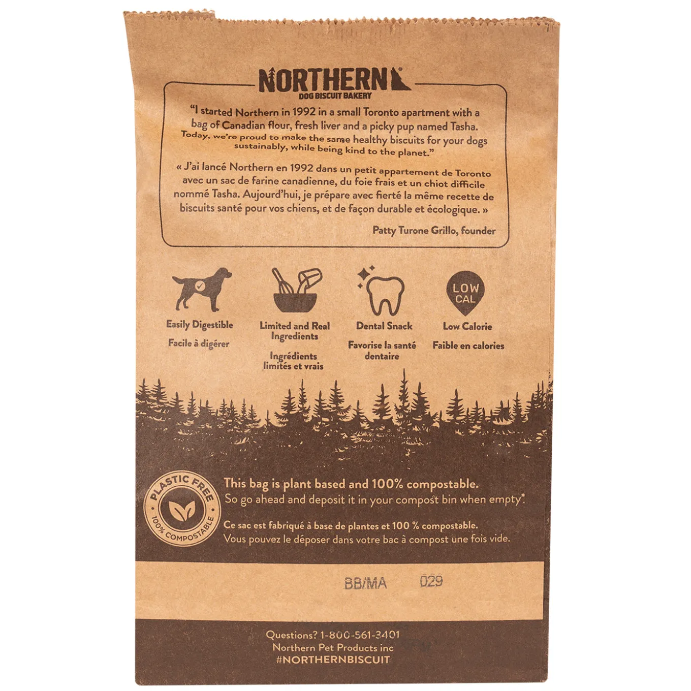 Northern Biscuit Wheat Free Pumpkin Pie Dog Treat 500 g