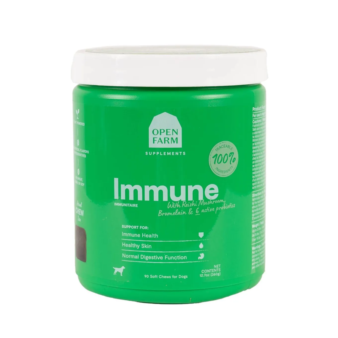 Open Farm Immune Chews Dog Supplement 90 Count