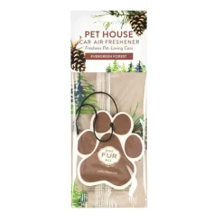 Pet House Car Air Freshener Evergeen