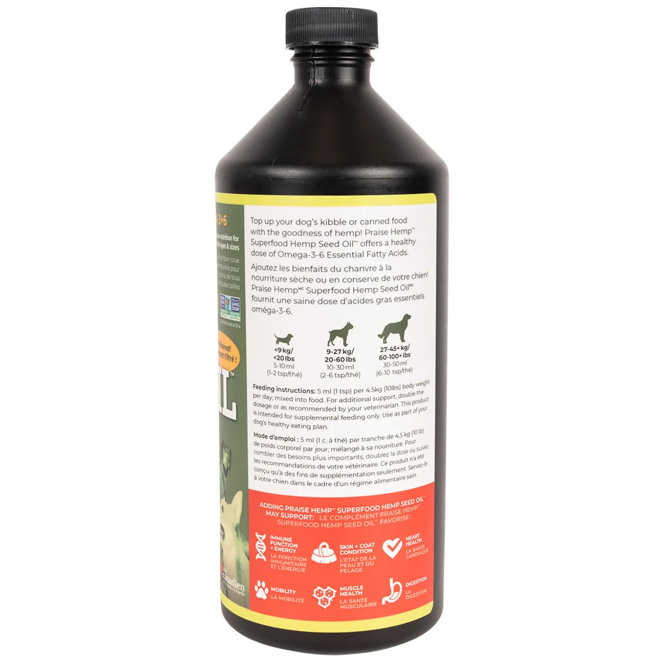 Praise Hemp Oil 750 mL