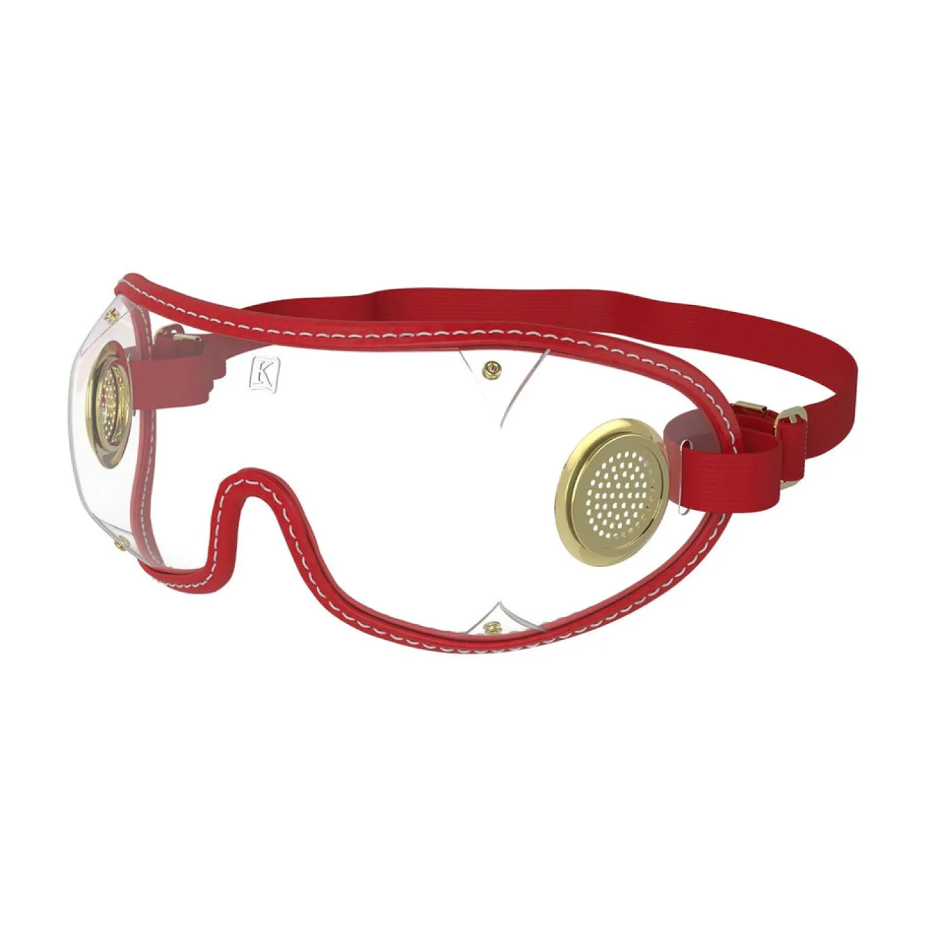 Race Goggles Clear W/ Trim