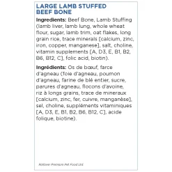 Rollover Large Stuffed Bone Lamb & Rice