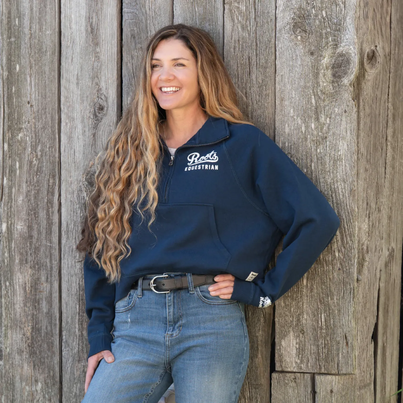 Roots Equestrian Cooper Half Zip Sweatshirt