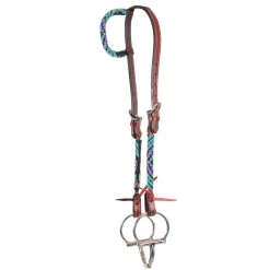 Royal King Beaded Diamond Single Ear Headstall