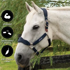 Shedrow Breakaway Halter W/ Fleece