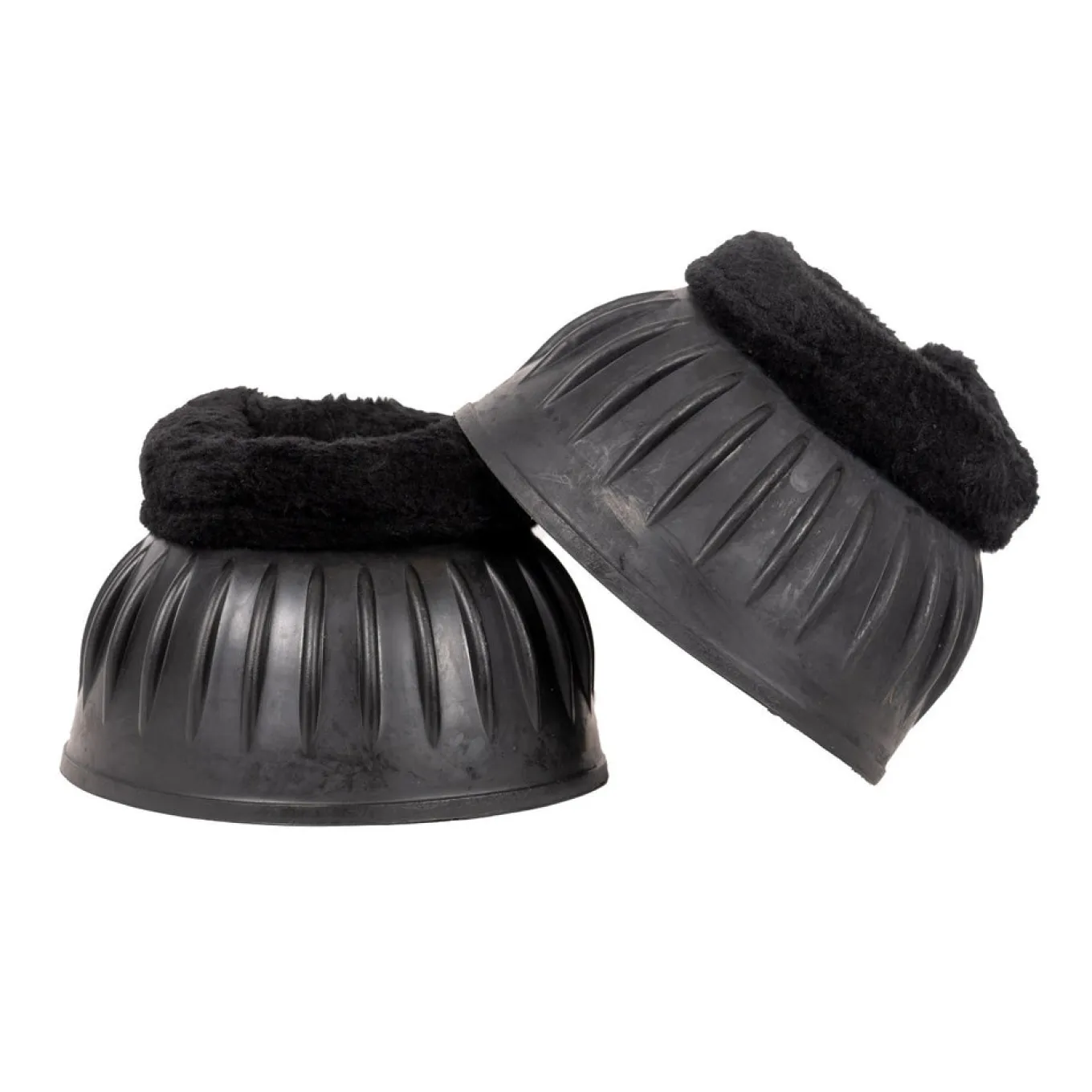 Shedrow Deluxe Fur Topped Bell Boots W/ Velcro