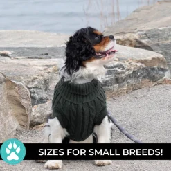 Shedrow K9 Brentwood Cable Knit Dog Sweater