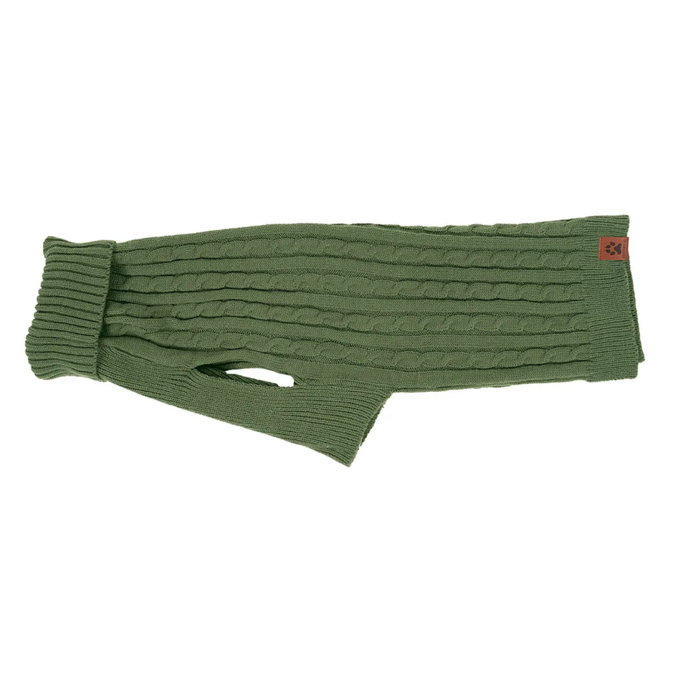 Shedrow K9 Brentwood Cable Knit Dog Sweater Plus