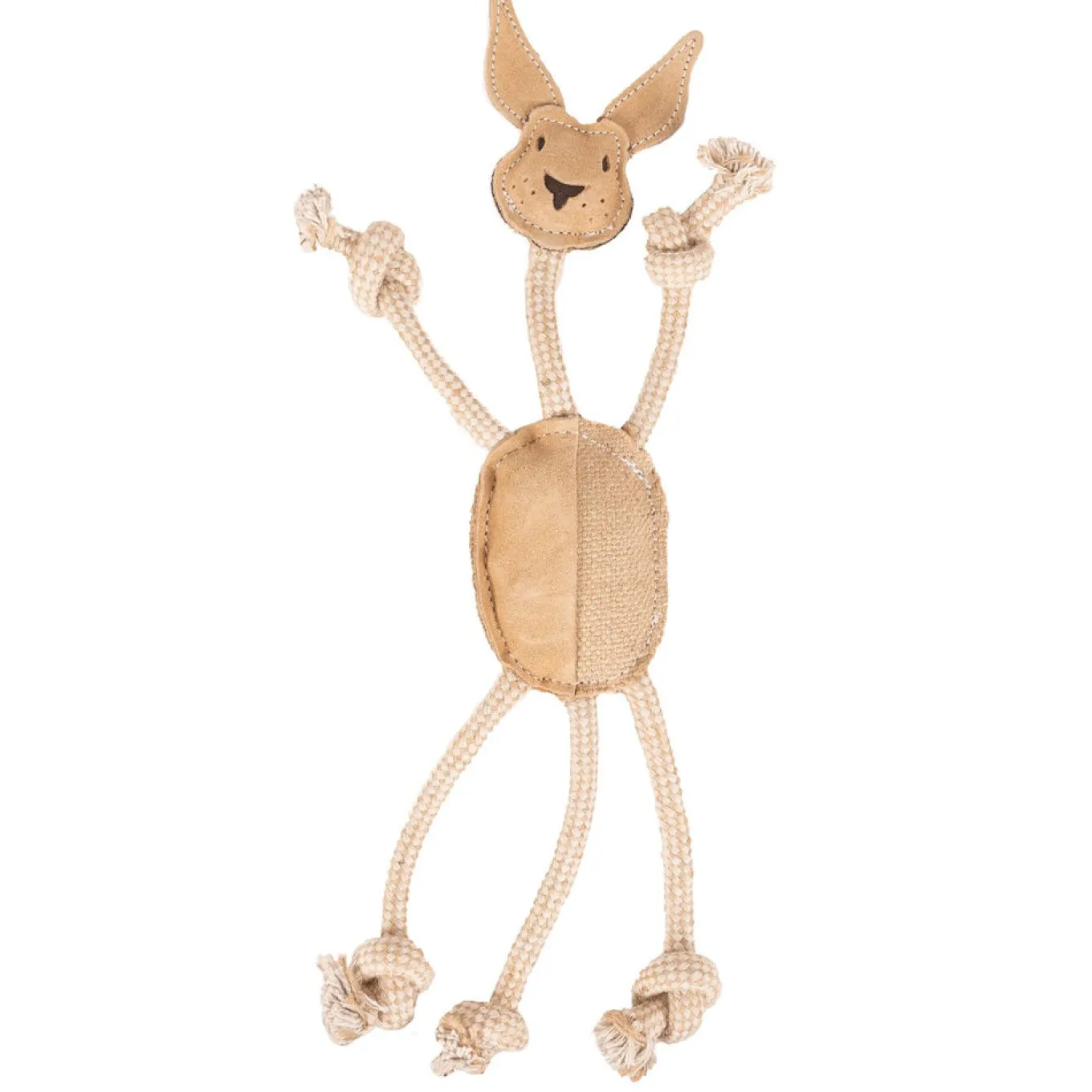 Shedrow K9 Jute & Rope Rabbit Dog Toy