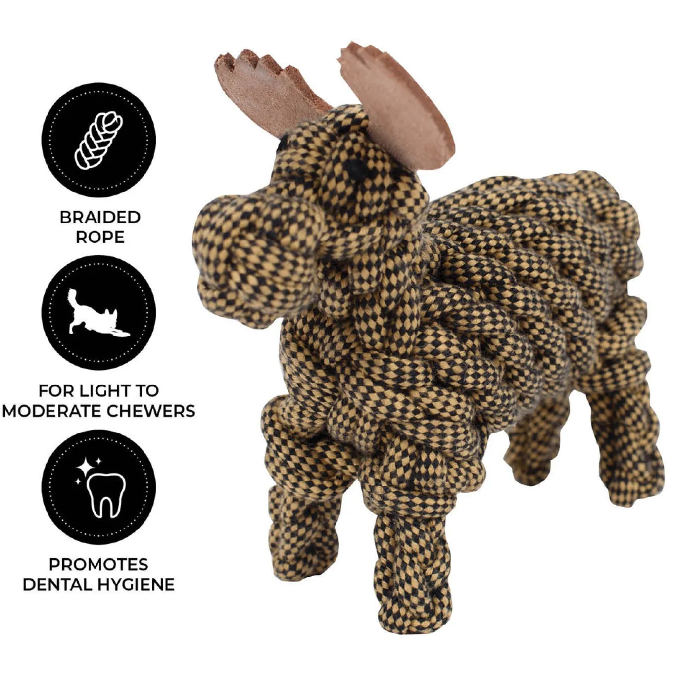 Shedrow K9 Moose Rope Dog Toy