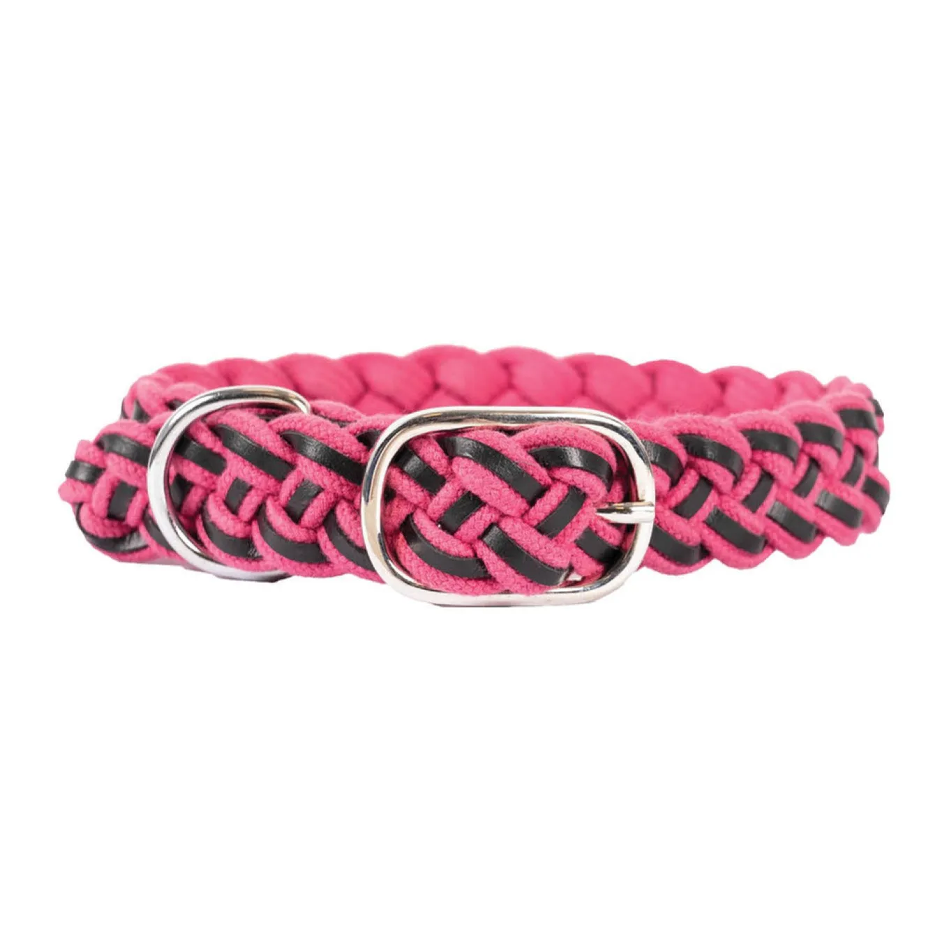 Shedrow K9 Rideau Braided Rope & Leather Collar