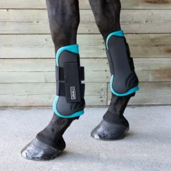 Shedrow Open Front Boots W/ Coloured Lining