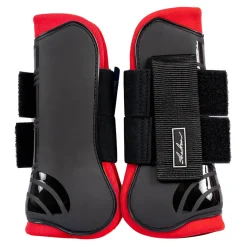 Shedrow Open Front Boots W/ Coloured Lining