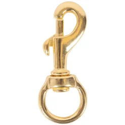 Shedrow Overcheck Swivel Brass Snap