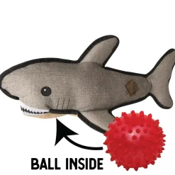 Snugarooz Saul The Shark Plush Dog Toy
