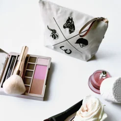 Spiced Equestrian Vintage Rider Makeup Bag