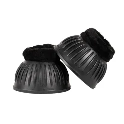 Supra 210 Fur Topped Ribbed Bell Boots W/ Velcro