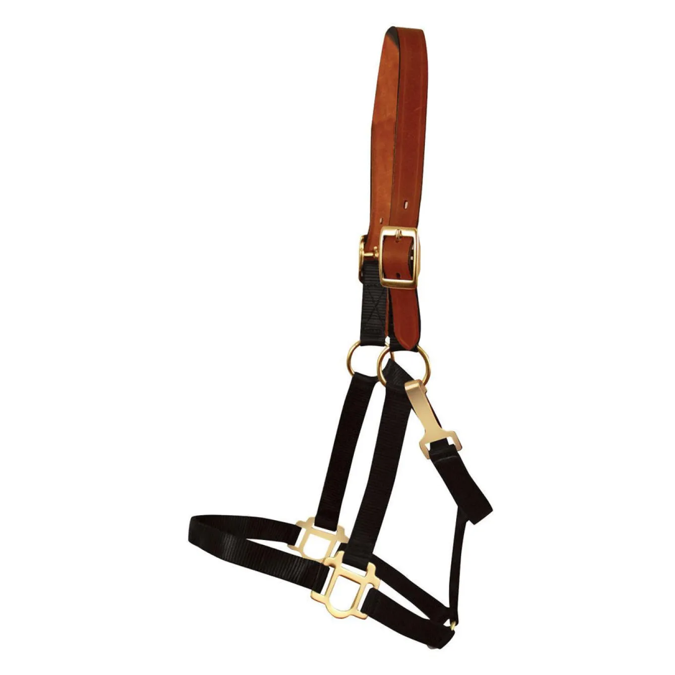 Supra Nylon Halter W/ Leather Crown
