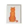 Tabby Cat Greeting Card