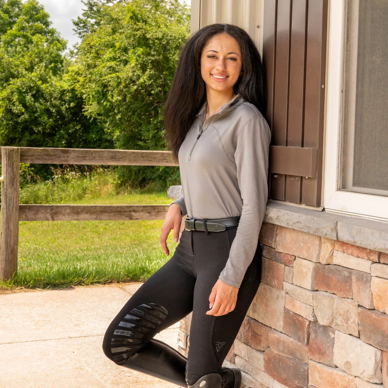TemTeq Raven Half Zip Top