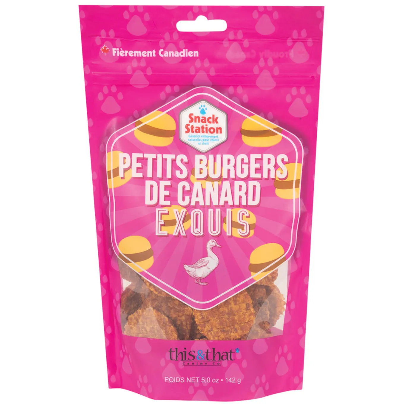 This & That Gourmet Duck Sliders Dog Treats 142 g